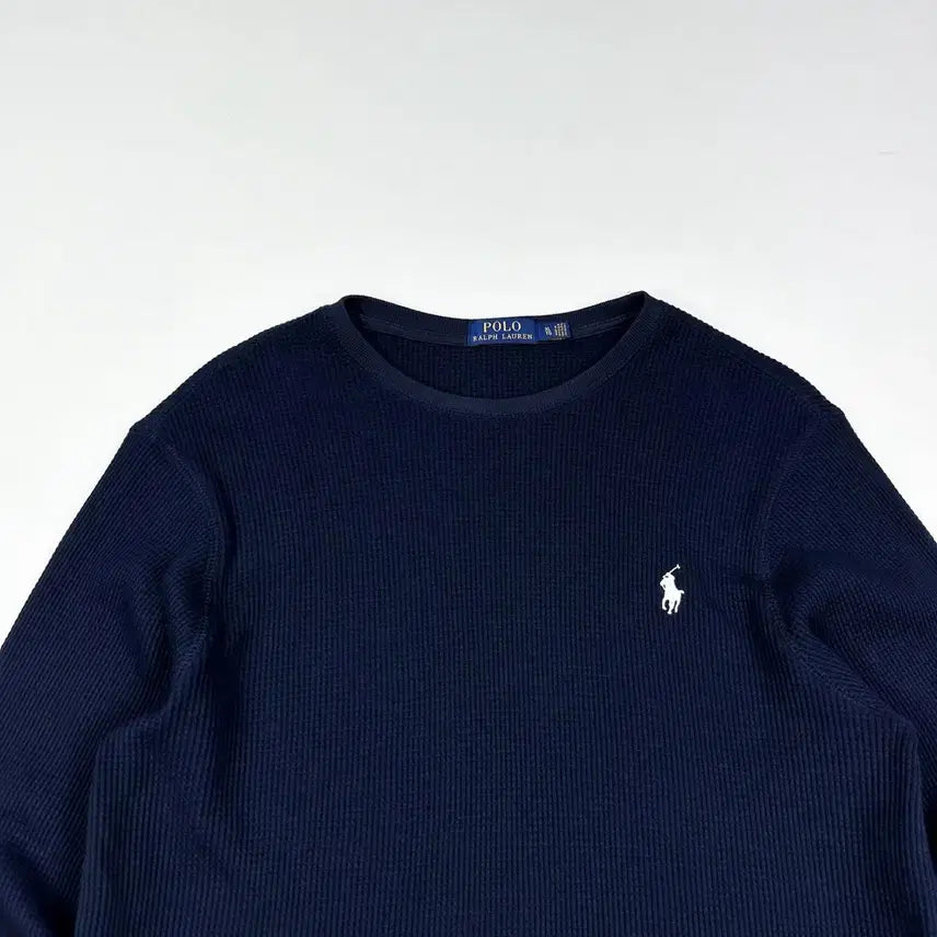 [BUNJANG] Polo Ralph Lauren Classic Waffle Long Sleeve Navy XL / (XL) 폴로 랄프로렌 클래식 와플 롱슬리브 네이비