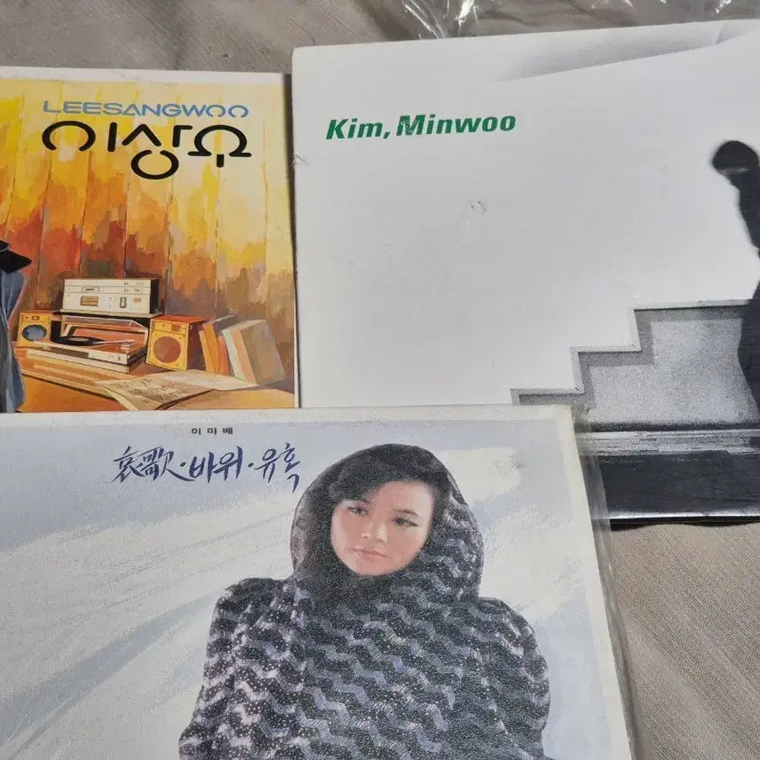 [BUNJANG] Lee Sang-woo Kim Min-woo Lee Mi-bae LP Bundle Set / 이상우 김민우 이미배 LP 음반 일괄