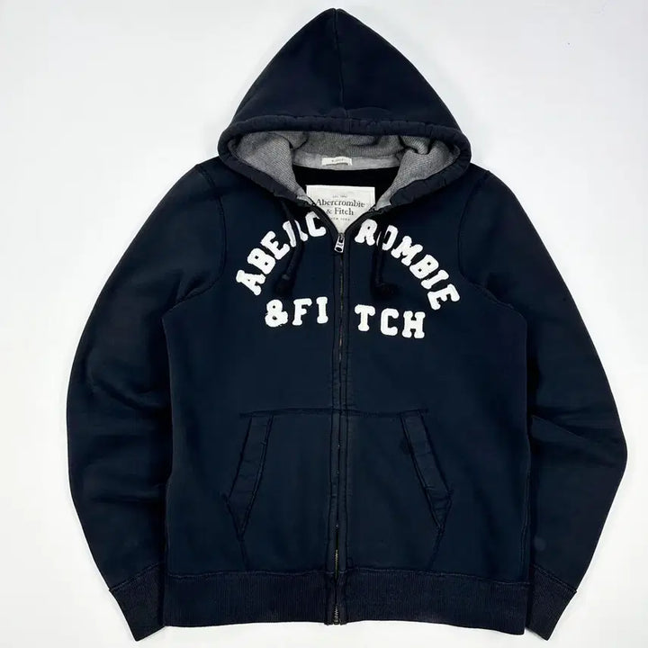 [BUNJANG] Abercrombie OG Y2K Black Hoodie Zip-Up XL / (오염존재, XL) 아베크롬비 og y2k 후드집업 블랙
