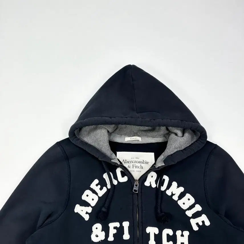 [BUNJANG] Abercrombie OG Y2K Black Hoodie Zip-Up XL / (오염존재, XL) 아베크롬비 og y2k 후드집업 블랙