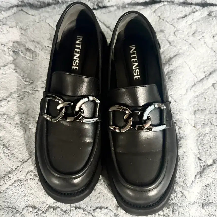 [BUNJANG] INTENSE Chain Loafers / INTENSE 블랙 체인 로퍼