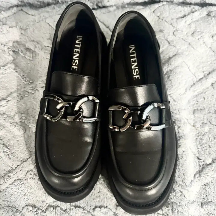 [BUNJANG] INTENSE Chain Loafers / INTENSE 블랙 체인 로퍼