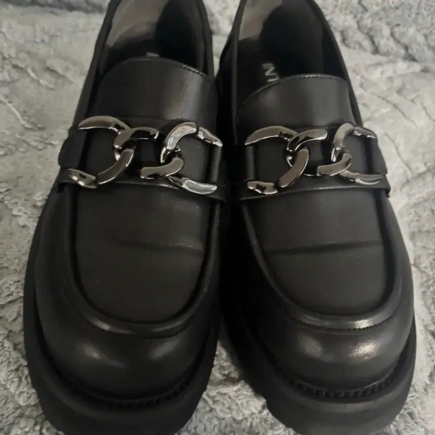 [BUNJANG] INTENSE Chain Loafers / INTENSE 블랙 체인 로퍼