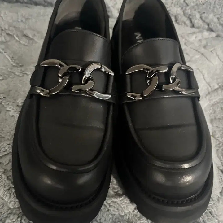 [BUNJANG] INTENSE Chain Loafers / INTENSE 블랙 체인 로퍼
