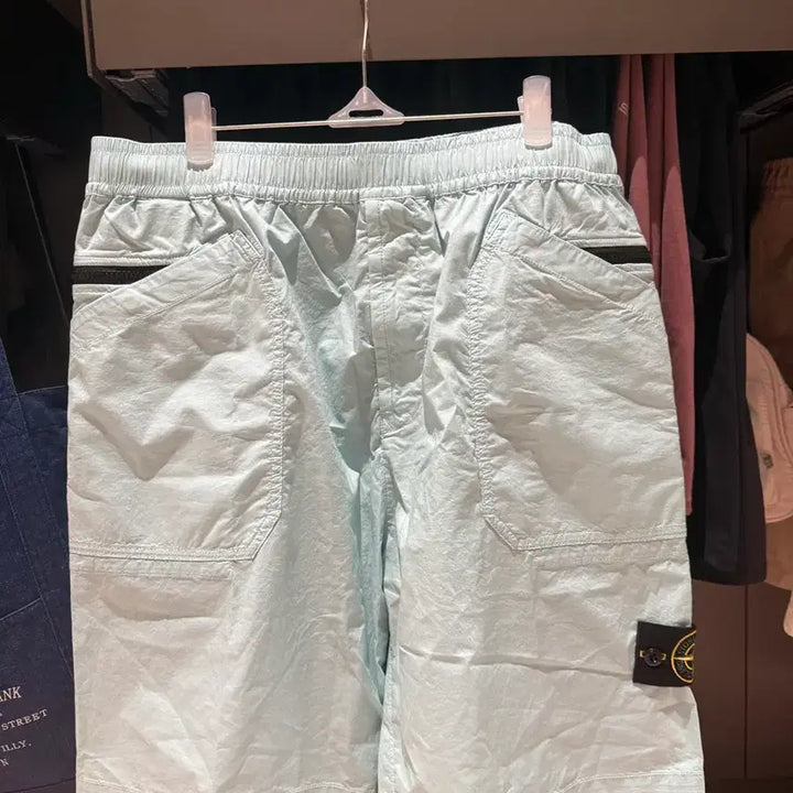 [BUNJANG] Stone Island Aqua Shorts Size 34 New / 스톤아일랜드 아쿠아 반바지 매장판 34 새상품