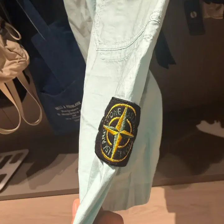 [BUNJANG] Stone Island Aqua Shorts Size 34 New / 스톤아일랜드 아쿠아 반바지 매장판 34 새상품