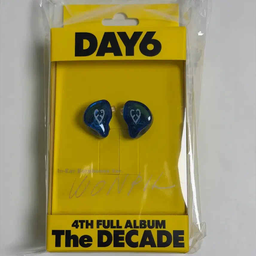 [BUNJANG] Day6 The Decade In-Ear Wonpil / (원가이하) 데이식스 더데케이드 인이어 원필