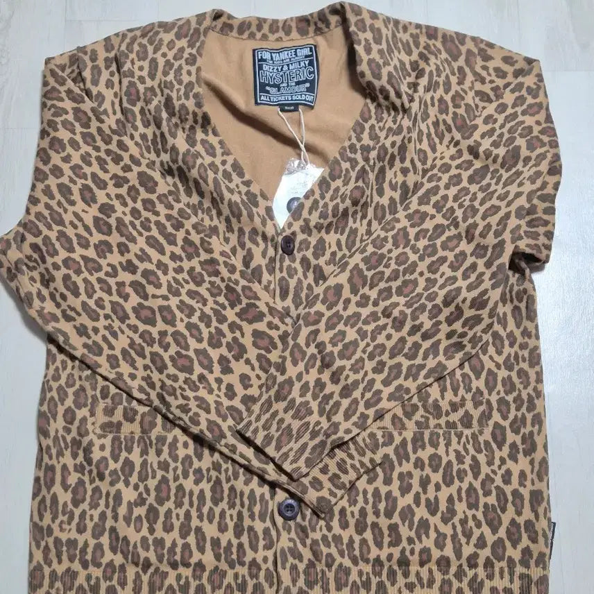 [BUNJANG] Hysteric Glamour Leopard Cardigan / 히스테릭글래머 레오파드 가디건