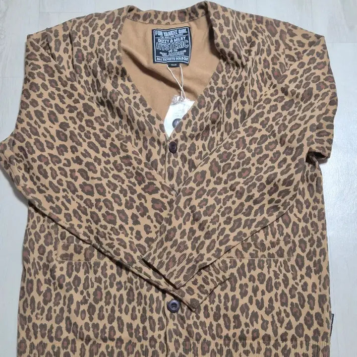 [BUNJANG] Hysteric Glamour Leopard Cardigan / 히스테릭글래머 레오파드 가디건