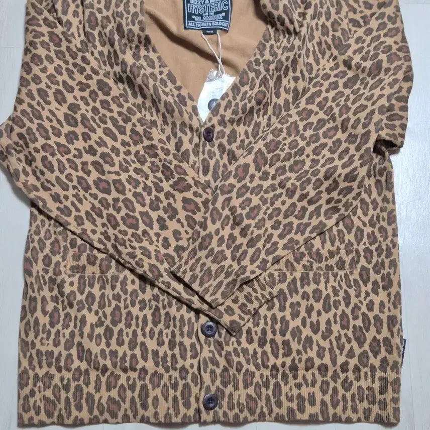 [BUNJANG] Hysteric Glamour Leopard Cardigan / 히스테릭글래머 레오파드 가디건