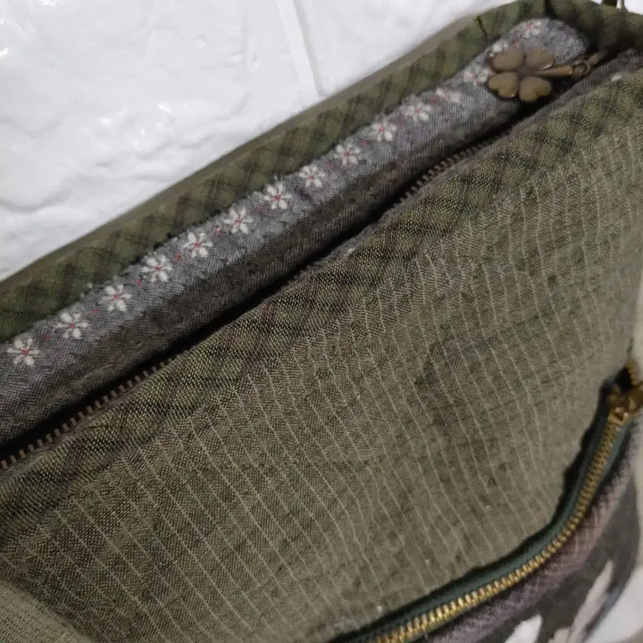 [BUNJANG] Handmade Quilted Crossbody Bag / 퀼트핸드메이드 크로스백