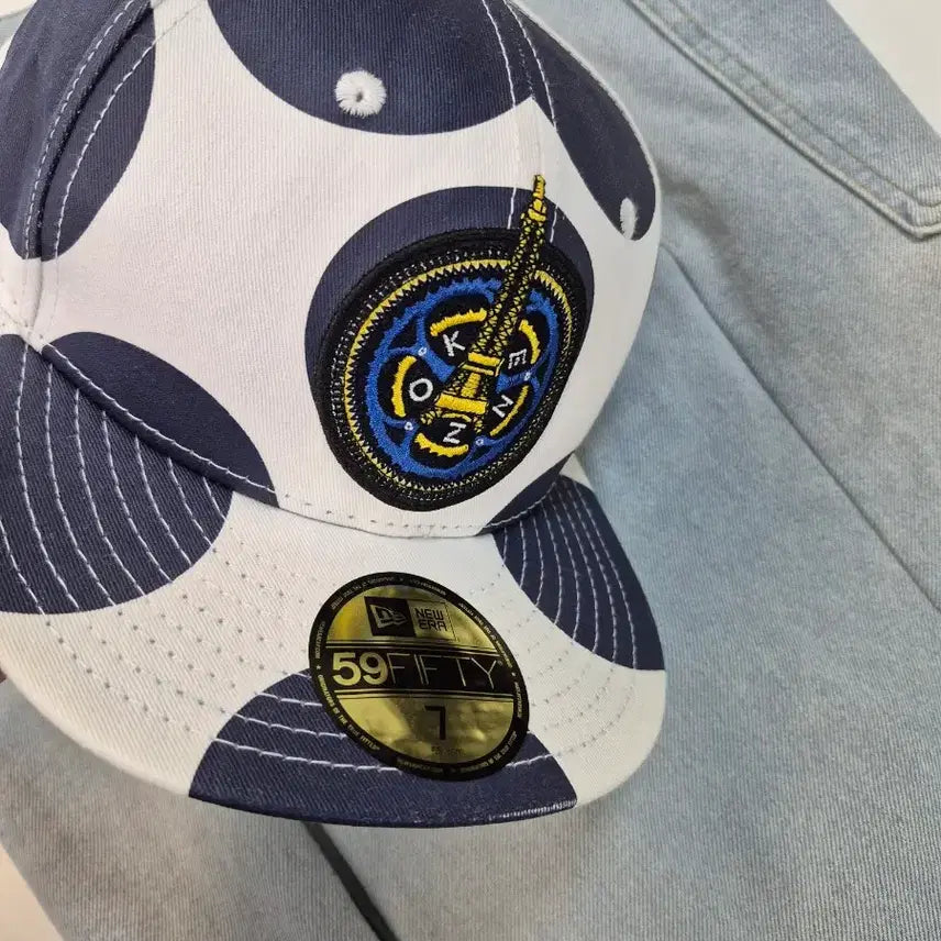 [BUNJANG] Kenzo Polka Dot Cotton Cap / 겐조  도트 스냅백