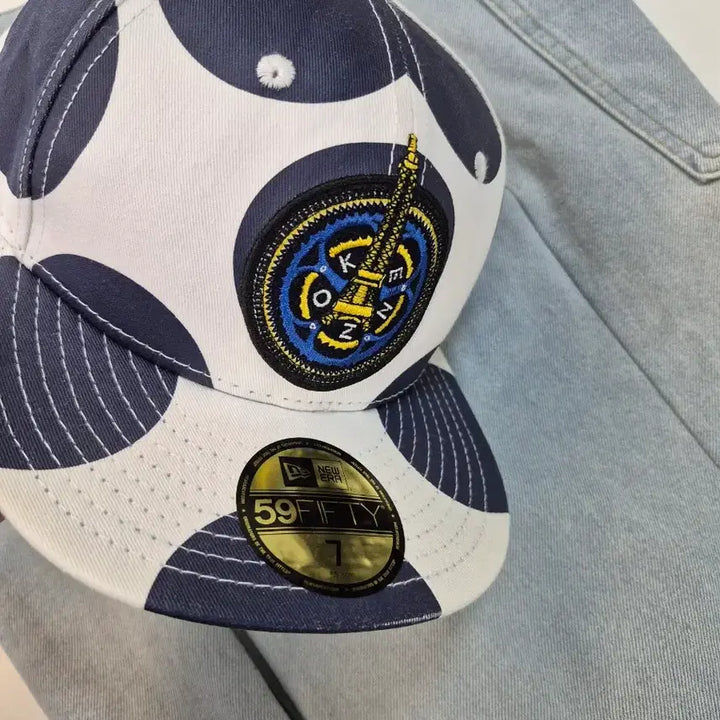 [BUNJANG] Kenzo Polka Dot Cotton Cap / 겐조  도트 스냅백