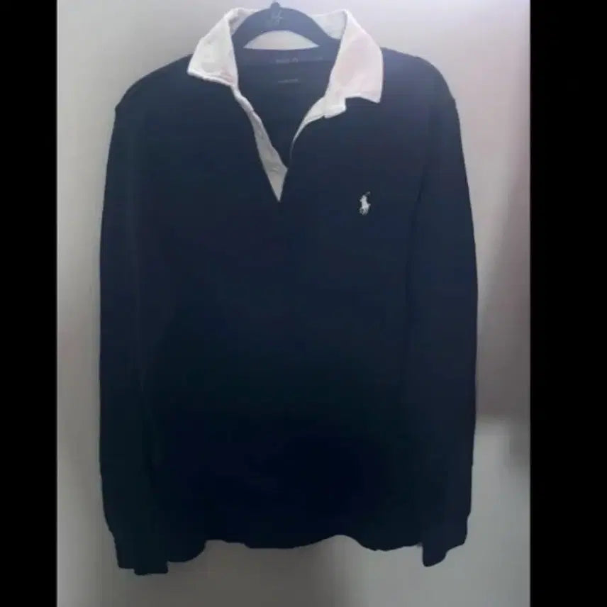 [BUNJANG] Polo Ralph Lauren Custom Slim Fit Rugby Shirt Navy / 폴로 럭비티