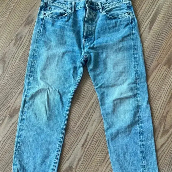 [BUNJANG] Omnigod Light Wash College Denim Pants Size 34 / 옴니갓 연청 컬리지 데님 34사이즈