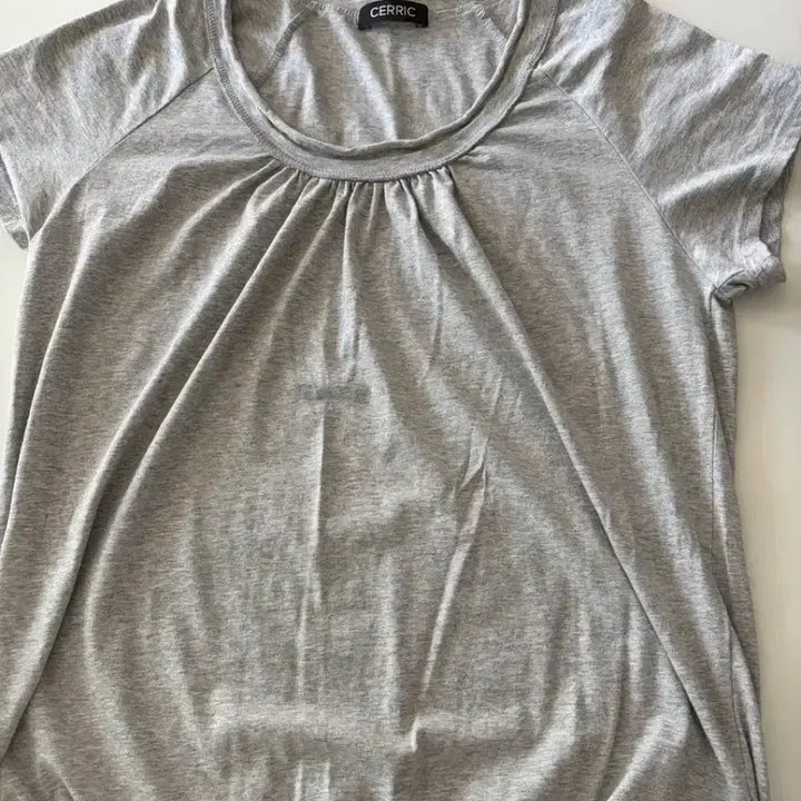 [BUNJANG] Seric Drawstring Top - Grey / 세릭 드로우스트링 탑 그레이