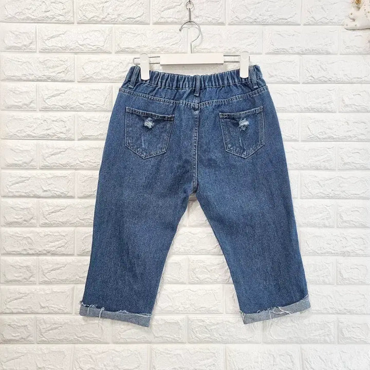 [BUNJANG] 7-Length Denim Shorts / 칠부 청반바지