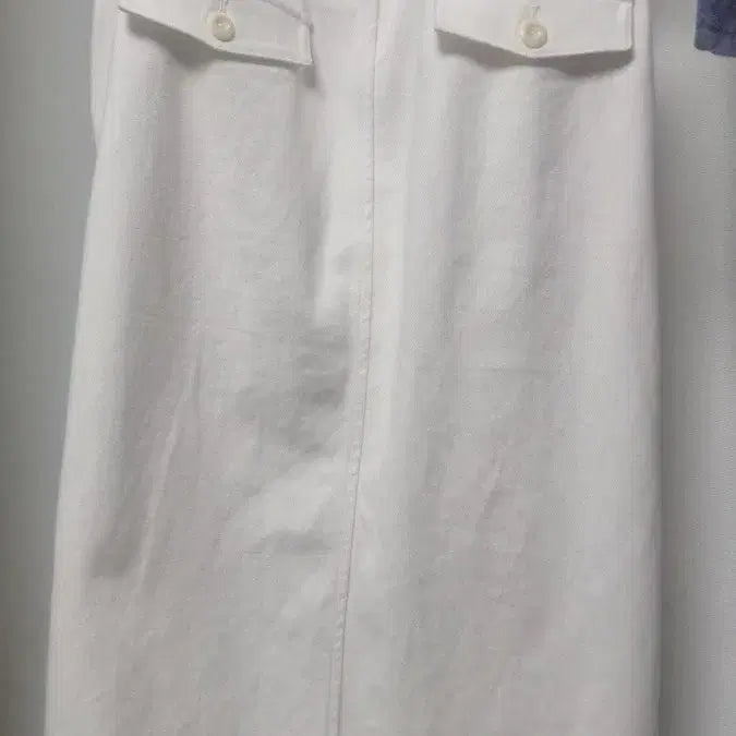 [BUNJANG] Mundal White Midi Skirt (L Size) / 문달 화이트스커트 L사이즈