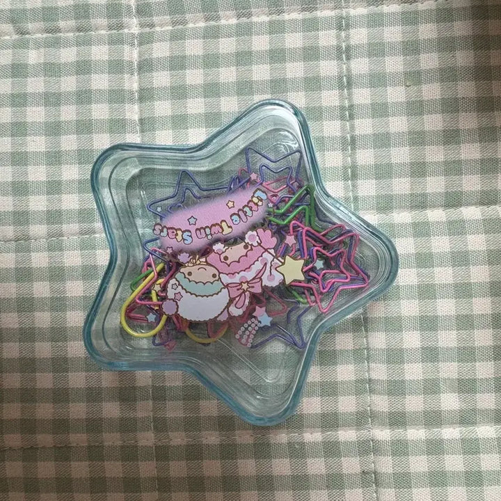 [BUNJANG] Little Twin Stars Star-Shaped Clip Set (2013) / 리틀트윈스타 별모양 클립 세트 2013년제품