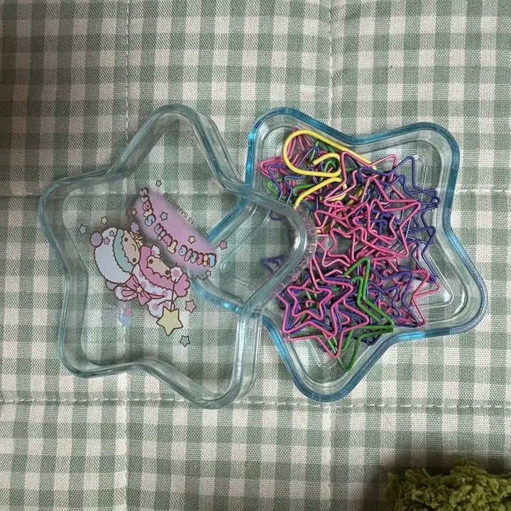 [BUNJANG] Little Twin Stars Star-Shaped Clip Set (2013) / 리틀트윈스타 별모양 클립 세트 2013년제품