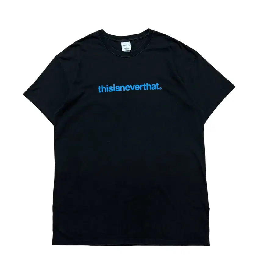 [BUNJANG] Thisisneverthat Big Printing Deep Black T-Shirt / 디스이즈네버댓 반팔티
