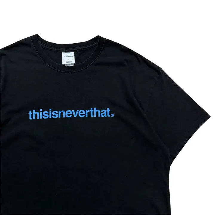 [BUNJANG] Thisisneverthat Big Printing Deep Black T-Shirt / 디스이즈네버댓 반팔티