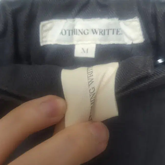 [BUNJANG] Notthing Written Midi Skirt / 낫띵리튼 스커트
