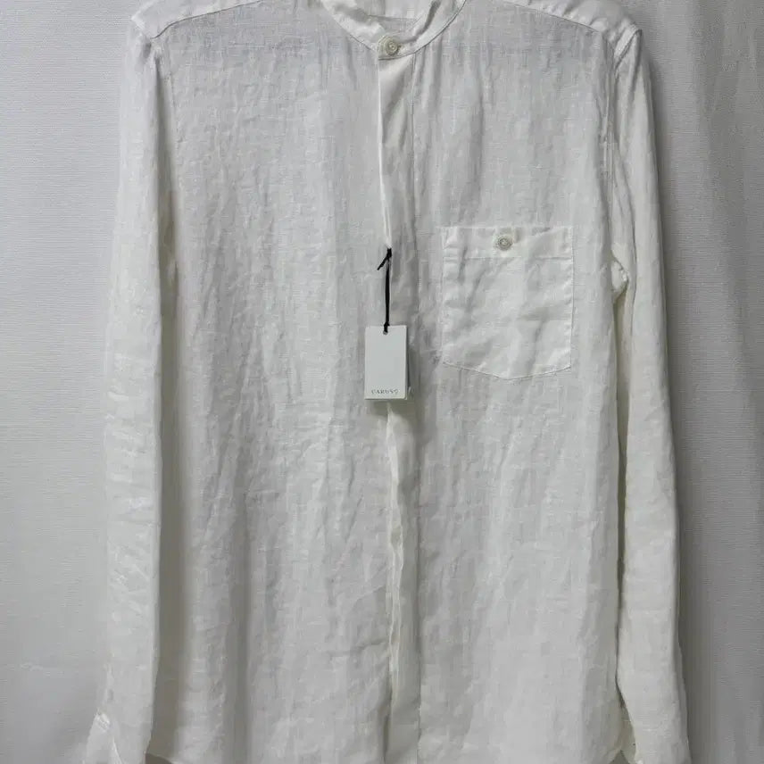 [BUNJANG] CARUSO White Linen Shirt Size 40 / CARUSO 카루소 화이트 린넨 셔츠 40