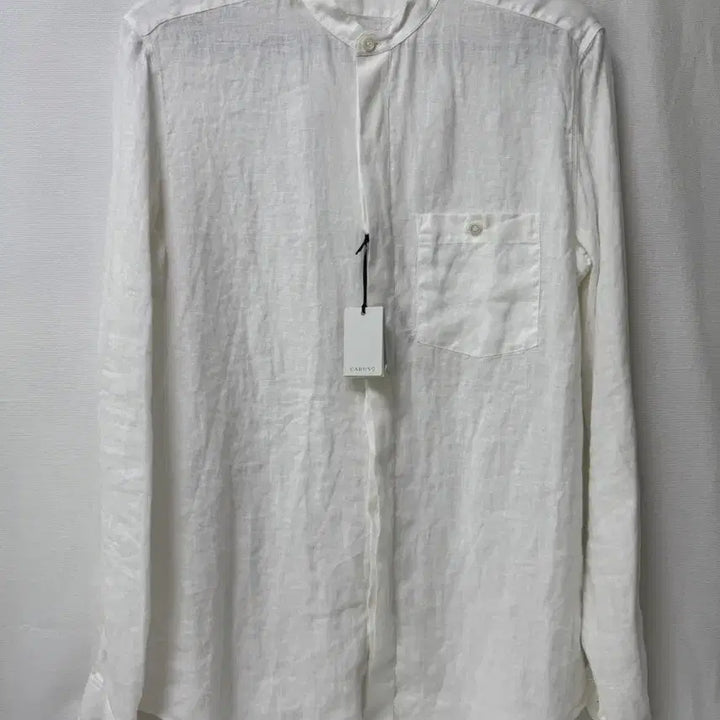 [BUNJANG] CARUSO White Linen Shirt Size 40 / CARUSO 카루소 화이트 린넨 셔츠 40