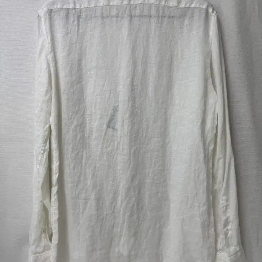 [BUNJANG] CARUSO White Linen Shirt Size 40 / CARUSO 카루소 화이트 린넨 셔츠 40