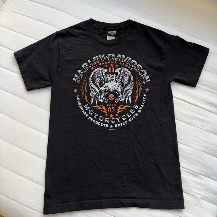 [BUNJANG] Harley-Davidson Short Sleeve T-Shirt Size S / 할리 데이비슨 반팔 티셔츠 S