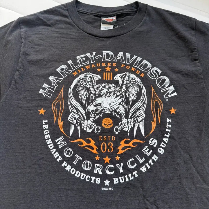 [BUNJANG] Harley-Davidson Short Sleeve T-Shirt Size S / 할리 데이비슨 반팔 티셔츠 S