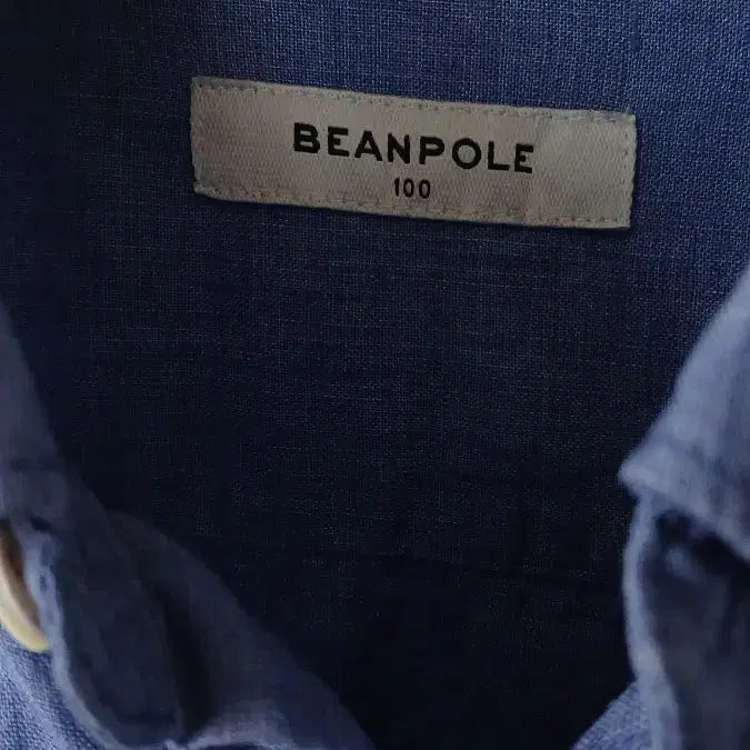 [BUNJANG] Beanpole Linen Shirt Blue Size 100 / 빈폴 셔츠 린넨 블루 100사이즈