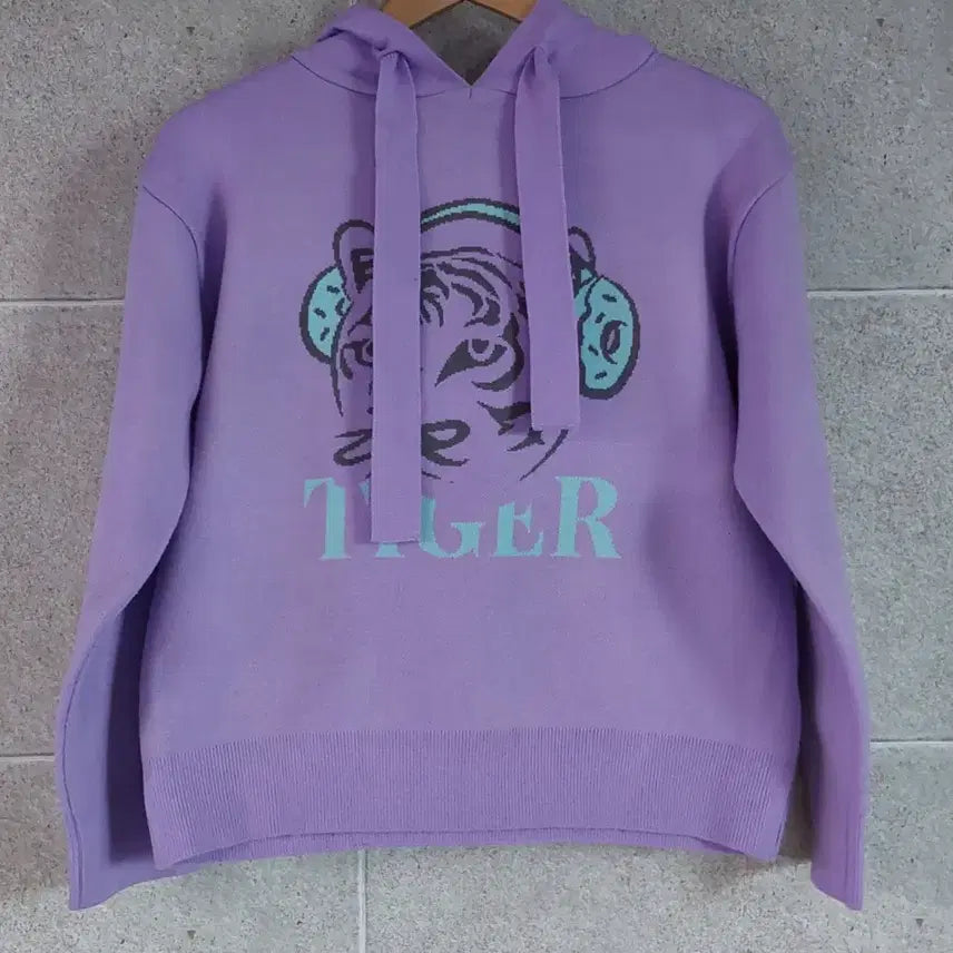 [BUNJANG] Zerostreet Donut Tiger Hoodie Knit / 제로스트릿 도넛 타이거 후드니트