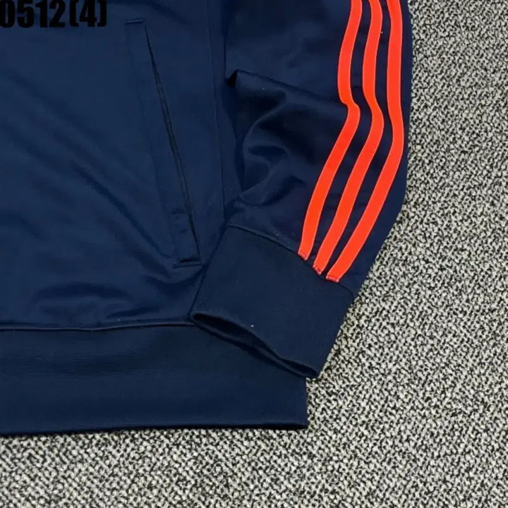 [BUNJANG] Adidas 3-Stripes Track Top Navy/Red Size 95 / 아디다스 삼선 트랙탑 네이비/레드 95 | 0512
