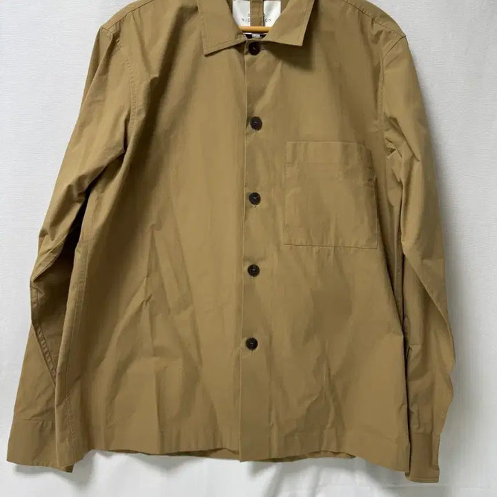[BUNJANG] Studio Nicholson Beige Shirt Jacket L / 스튜디오니콜슨 베이지 셔츠 자켓  L