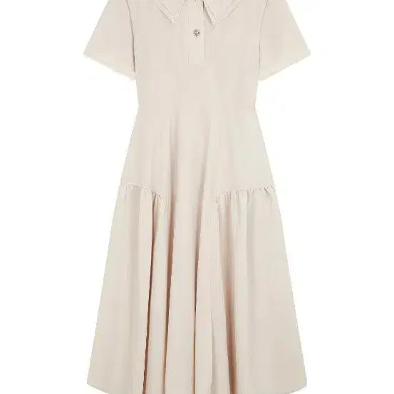 [BUNJANG] Jicket Double Collar Neck Dress / 지켓 더블카라넥 원피스 (지퍼까짐)