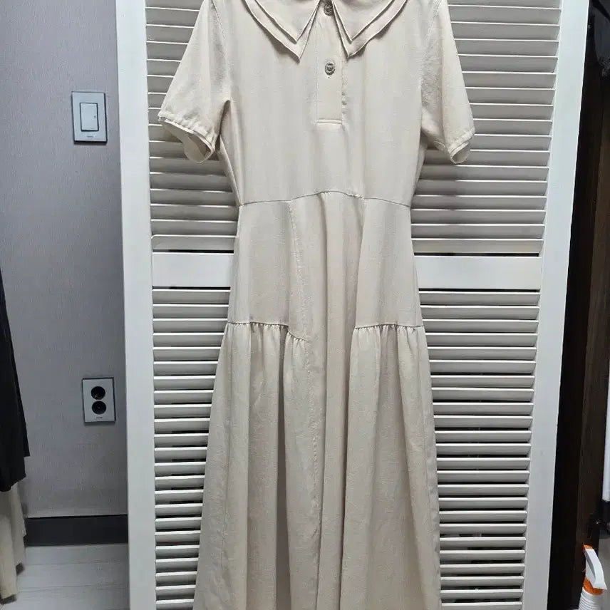 [BUNJANG] Jicket Double Collar Neck Dress / 지켓 더블카라넥 원피스 (지퍼까짐)