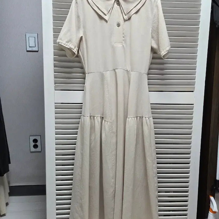 [BUNJANG] Jicket Double Collar Neck Dress / 지켓 더블카라넥 원피스 (지퍼까짐)