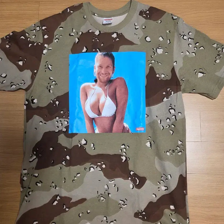[BUNJANG] Supreme Aphex Twin Camo Short Sleeve T-Shirt / 슈프림 Aphex Twin 카모 반팔 티셔츠