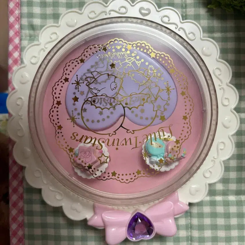 [BUNJANG] Little Twin Stars Accessory Tray &amp; Ring Set / 리틀트윈스타 액세서리 트레이&amp;반지 세트