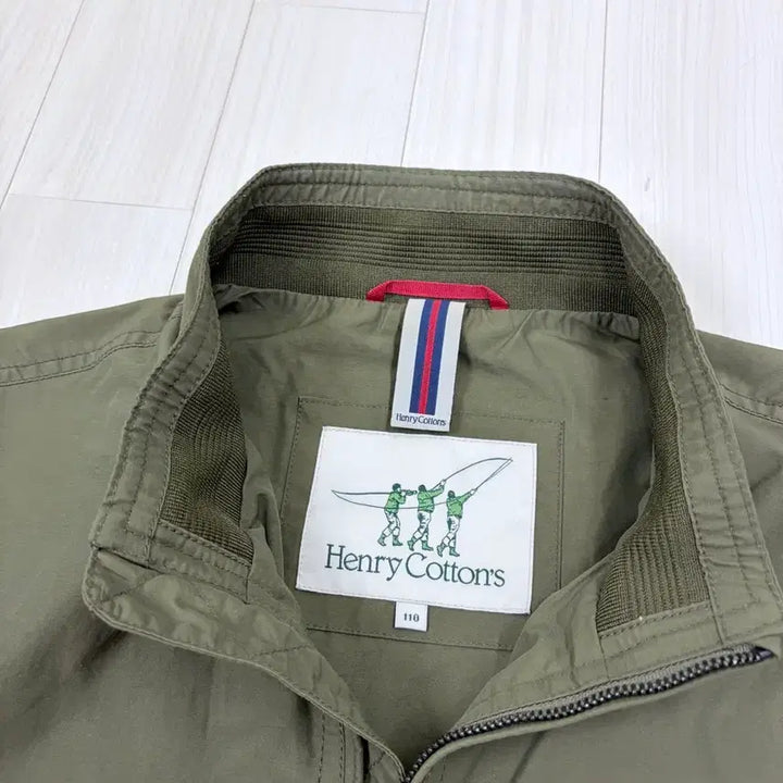 [BUNJANG] Henry Cotton Harrington Blouson Jumper Khaki Size 110 / 헨리코튼 해링턴 자켓 블루종 점퍼, 카키 110사이즈