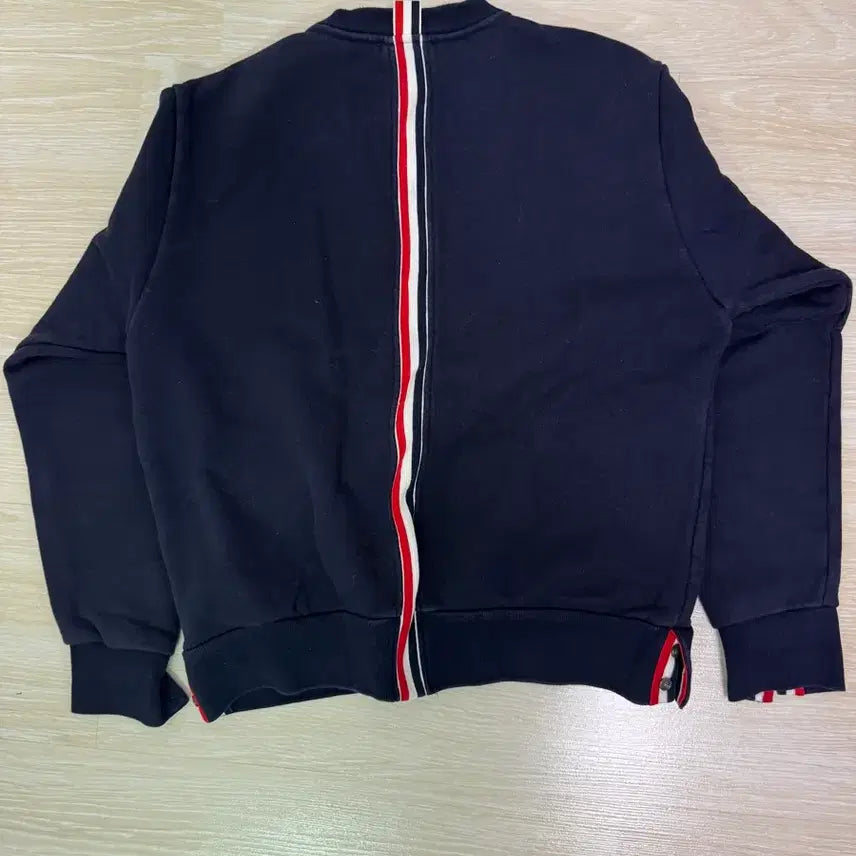 [BUNJANG] Thom Browne Back Tricolor Sweatshirt Navy Size 2 / 톰브라운 백삼선 네이비 맨투맨