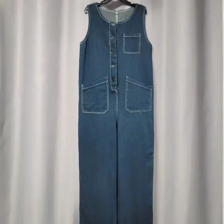 [BUNJANG] Denim Jumpsuit / 데님 점프수트