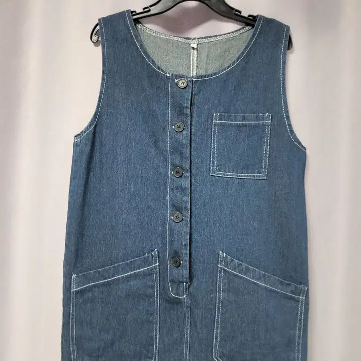 [BUNJANG] Denim Jumpsuit / 데님 점프수트