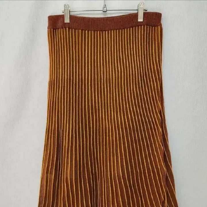 [BUNJANG] SJSJ Wool Blended Stripe Skirt / SJSJ 울 블렌디드  스트라이프 스커트 프리사이즈