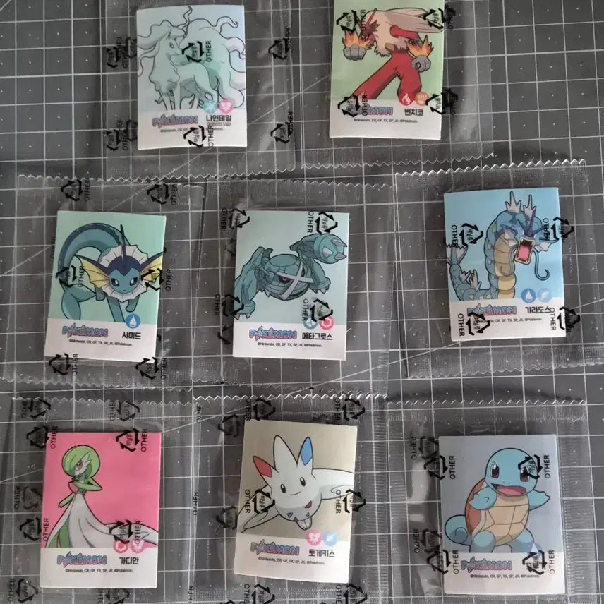 [BUNJANG] Pokemon Nacho Stickers Bundle / 포켓몬 나쵸 스티커 일괄로 팔아요