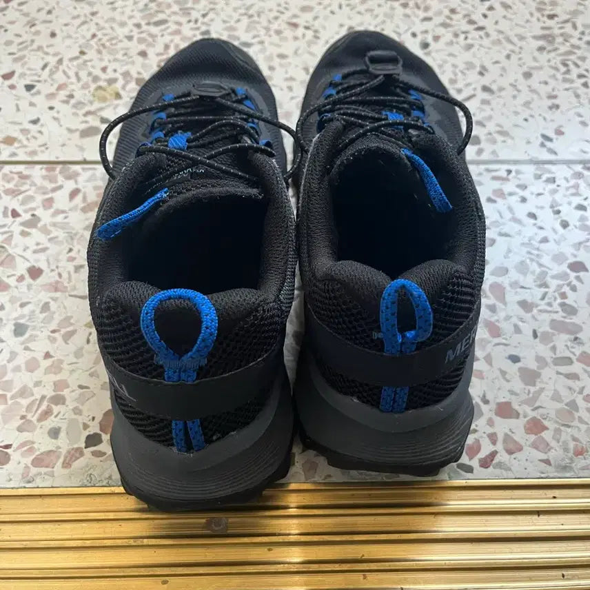 [BUNJANG] Merrell Trekking Shoes Black/Blue / 메렐 머렐 트레킹화 블랙/블루