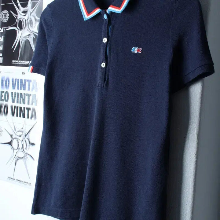 [BUNJANG] Lacoste Short Sleeve Polo Shirt Small Logo Navy (W-XL) / W(L-XL) 라코스테 반팔 카라 티셔츠 스몰로고 네이비-76AD