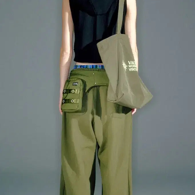 [BUNJANG] Bacont Archive Jogger Pants Khaki S / 베이컨트아카이브 조거팬츠 카키 S
